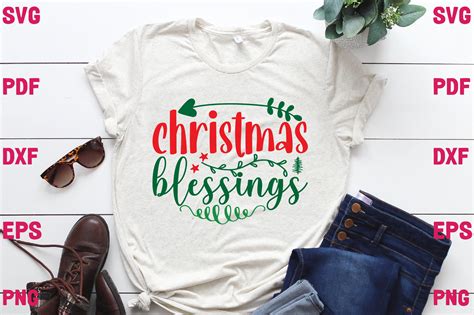 Christmas Blessings SVG Graphic by Best Buy · Creative Fabrica