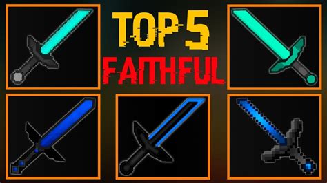 TOP 5 Faithful PvP Texture Packs (FPSBOOST/NOLAG FAITHFUL EDITS 1.12.2/1.12) - YouTube