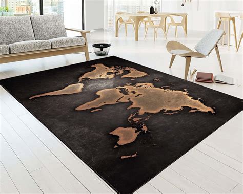 World Maps Rug, World Map Rug, Play Rug, Play Mat, Nursery Rug, Kids ...