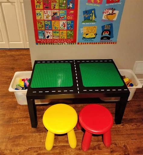 25 Homemade DIY Lego Table Plans with Storage - Blitsy