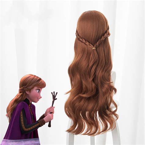 Frozen 2 Anna Wig, New Anna Frozen 2 Hair Cosplay Wig – Coserz