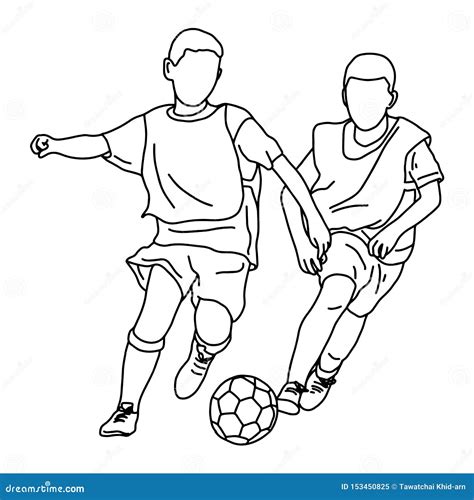 How To Draw A Boy Playing Football Step By Step / Step by step tutorial ...