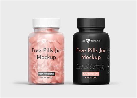 25+ Stunning Pills Bottle Mockup PSD Templates | Mockuptree