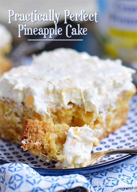 Practically Perfect Pineapple Cake - Mom On Timeout