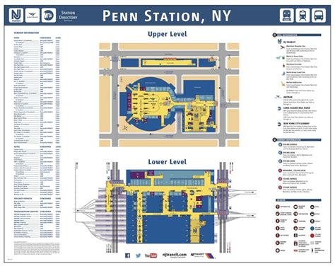 A Map of Penn Station : nyc | Nyc map, Penn station nyc, Station map