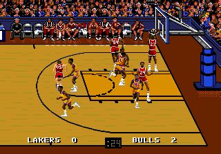 Play NBA Pro Basketball – Bulls vs Lakers Online - Play Sega Genesis ...