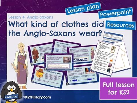 Anglo-Saxon Clothes & Clothing (Lesson for KS2) | Teaching Resources | History teaching ...