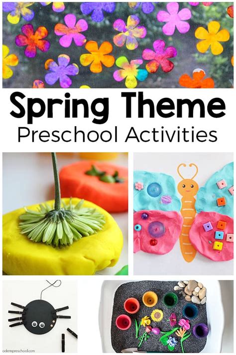 Spring Theme Activities for Preschool