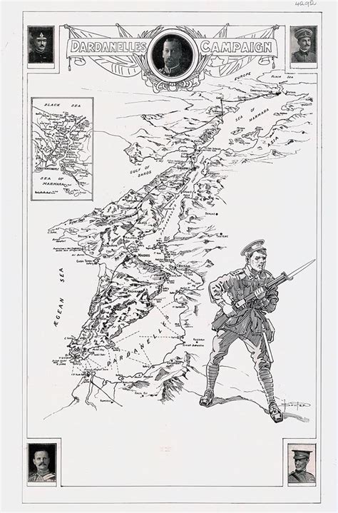 Map of Dardanelles campaign | naa.gov.au