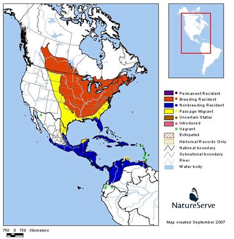 Baltimore Oriole Migration Map 2017 - Maps For You