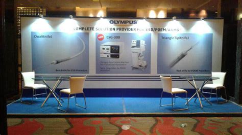 OLYMPUS Small Exhibition Stall Setup, Pune – Madiha Event Management India Pvt. Ltd.