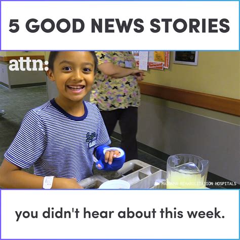 These Five Good News Stories Will Brighten up Your Week - ATTN: