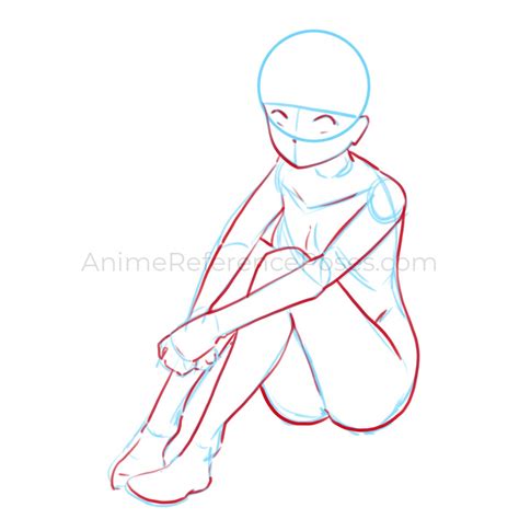 Female Sitting Poses Drawing