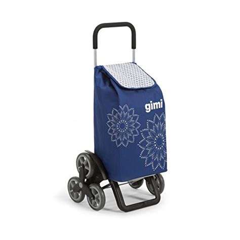 Gimi Tris Shopping Trolley 3 Wheels Easily Climb Stairs Grocery/Laundry Caddie (Blue) - Buy ...