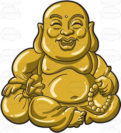 A Sitting And Laughing Buddha