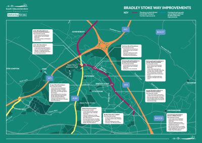 Look Back at - - A38, Alveston Hill And Bradley Stoke Way Active Travel Improvements