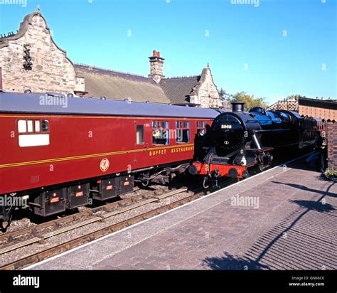 LMS Stanier 2-6-0 or Stanier Mogul Steam Locomotive number 2968 Stock Photo - Alamy