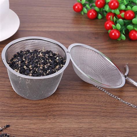 Demiawaking Tea Infuser Stainless Steel Mesh Tea Filter Infuser Ball Tea Coffee Strainer 11 cm ...