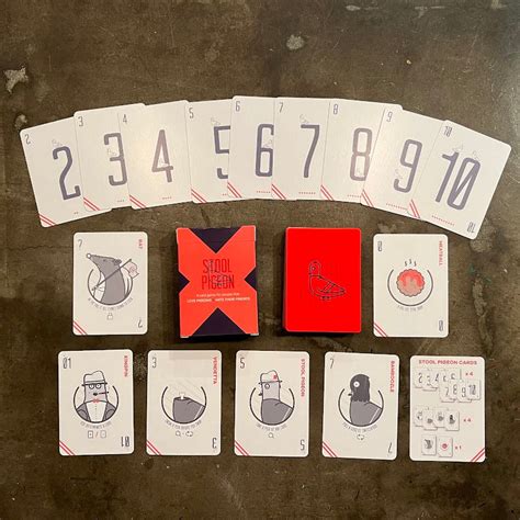 Stool Pigeon: the Pigeon Mafia card game! – Barrel Aged Games