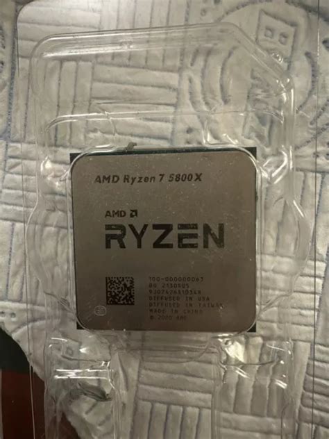 AMD RYZEN 7 5800x processor £79.00 - PicClick UK