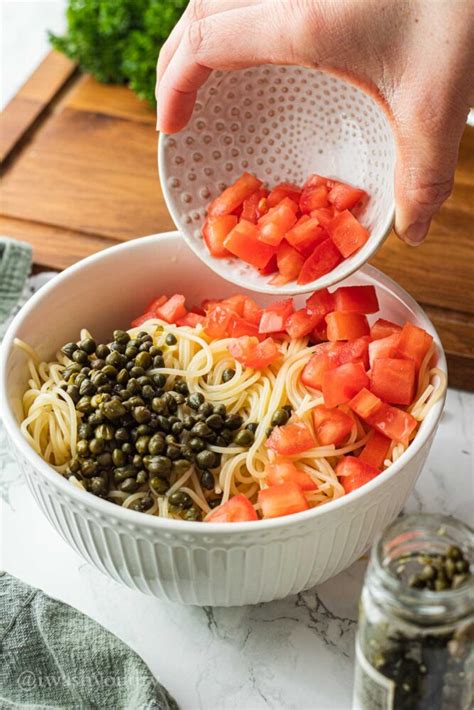 Lemon Capellini Salad - I Wash You Dry