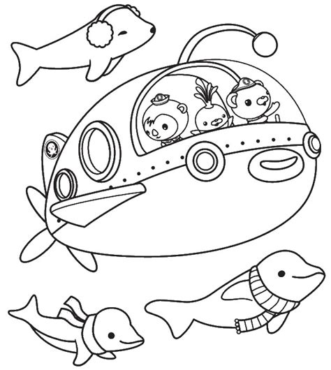 Octonauts coloring page for kids - Octonauts Coloring Pages for Kids