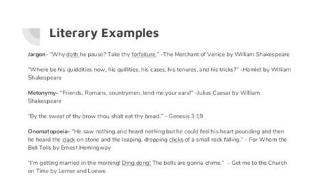 Jargon in Literature - 6+ Examples, Format, Pdf