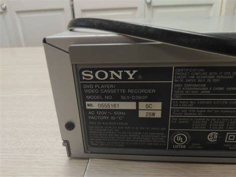 Sony DVD Player VCR Combo With Remote Control - Etsy