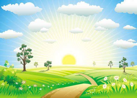 Sunrise cartoon 02 Free Vector Download | FreeImages