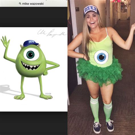 Mike wazowski college halloween costume College Halloween, Halloween Fun, Halloween Costumes ...