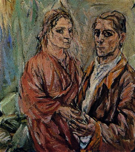 Oskar Kokoschka, Self-Portrait with Alma Mahler, 1912 | Flickr