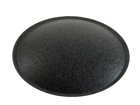 3.75" Speaker Dust Cap, Black Felt, With Lip, DC-3.75F