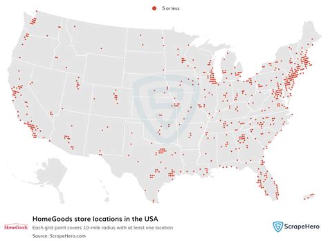 List of all HomeGoods store locations in the USA - ScrapeHero Data Store