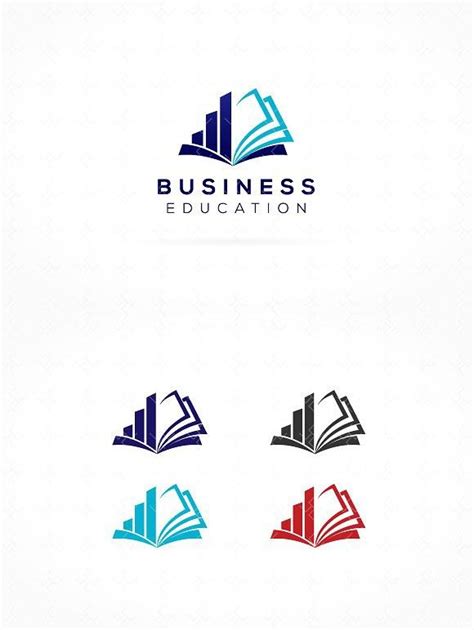 Business Education Logo | Book logo, Education logo, Education logo design