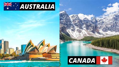 Living in AUSTRALIA vs. CANADA | COMPARING 2 Not-So-Similar Countries ...