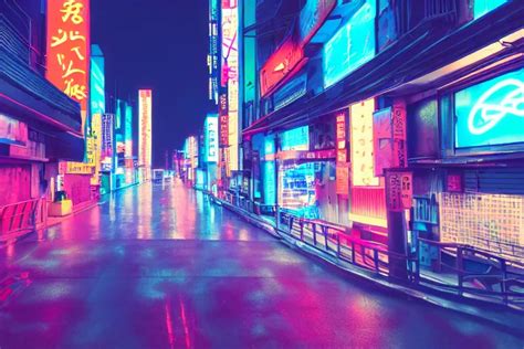 HDRI panorama, Tokyo at night, neon lights, street | Stable Diffusion | OpenArt