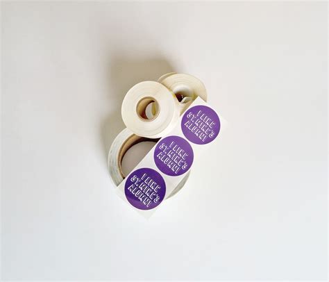 Custom Round Sticker Labels | Custom Circle Labels on Rolls