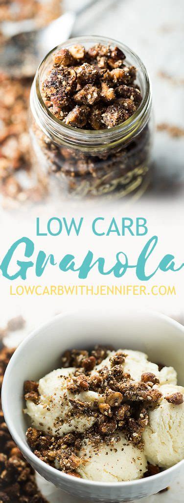 Low Carb Granola Cereal • Low Carb with Jennifer