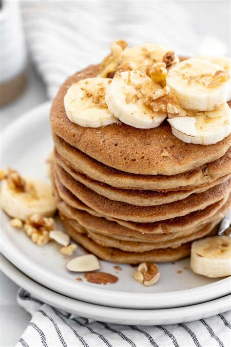 Fluffy Gluten Free Banana Pancakes | Eat With Clarity