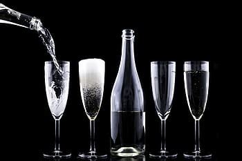 dark wine glasses, Dark, wine glasses, bottle, glass, wine, wine glass, alcohol, wineglass ...