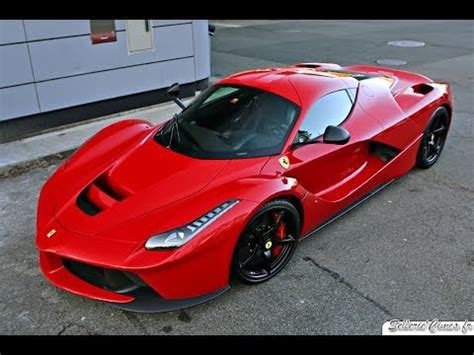 Following a full red Ferrari LaFerrari | Loud Sound | Turn around - YouTube