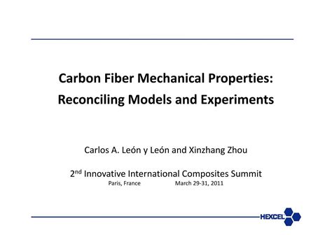 Carbon Fiber Mechanical Properties - Hexcel.com