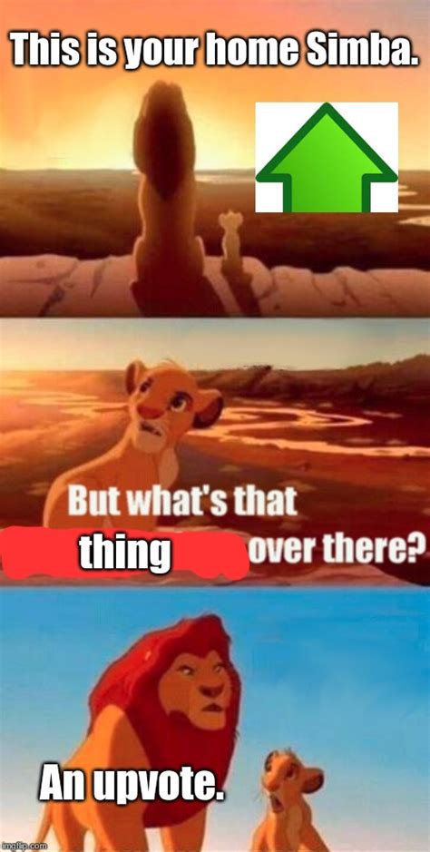 Simba Shadowy Place Meme - Imgflip