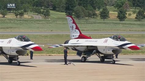 USAF F-16 Thunderbirds Ground Show - Warriors Over the Wasatch Air and ...