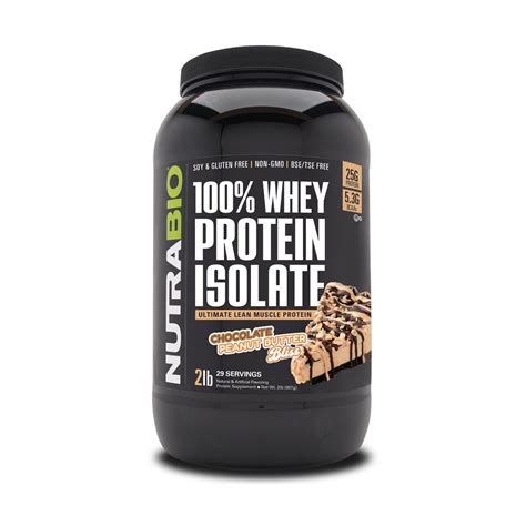 Nutrabio 100% Whey Protein Isolate - The Best Whey Isolate Available!