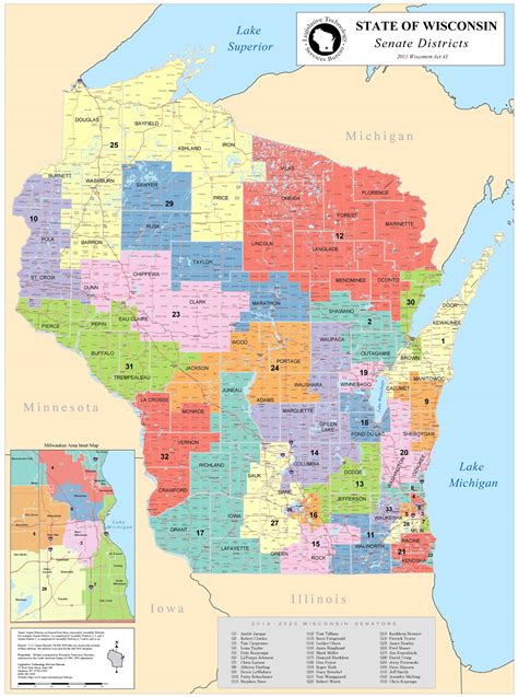 State redistricting information for Wisconsin