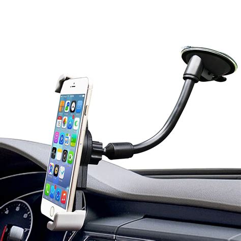 Xnyocn 360 Degree Universal Car Holder for Phone Strong Suction Windshield Car Mount Mobile ...