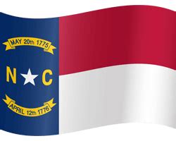 North Carolina flag vector - Country flags