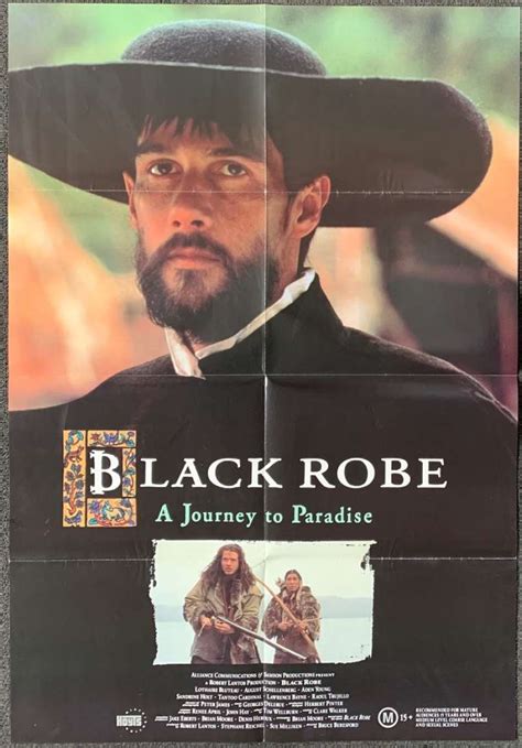 All About Movies - Black Robe Poster Original One Sheet 1991 Aden Young ...