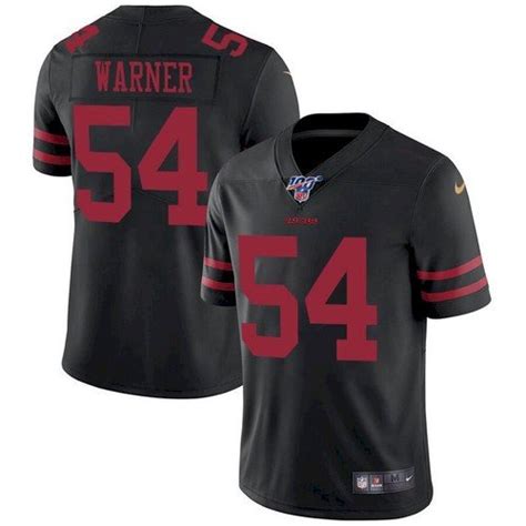 Niners Fred Warner 100th Season Jersey – US Sports Nation